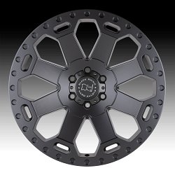 Black Rhino Warlord Matte Gunmetal Custom Truck Wheels 3